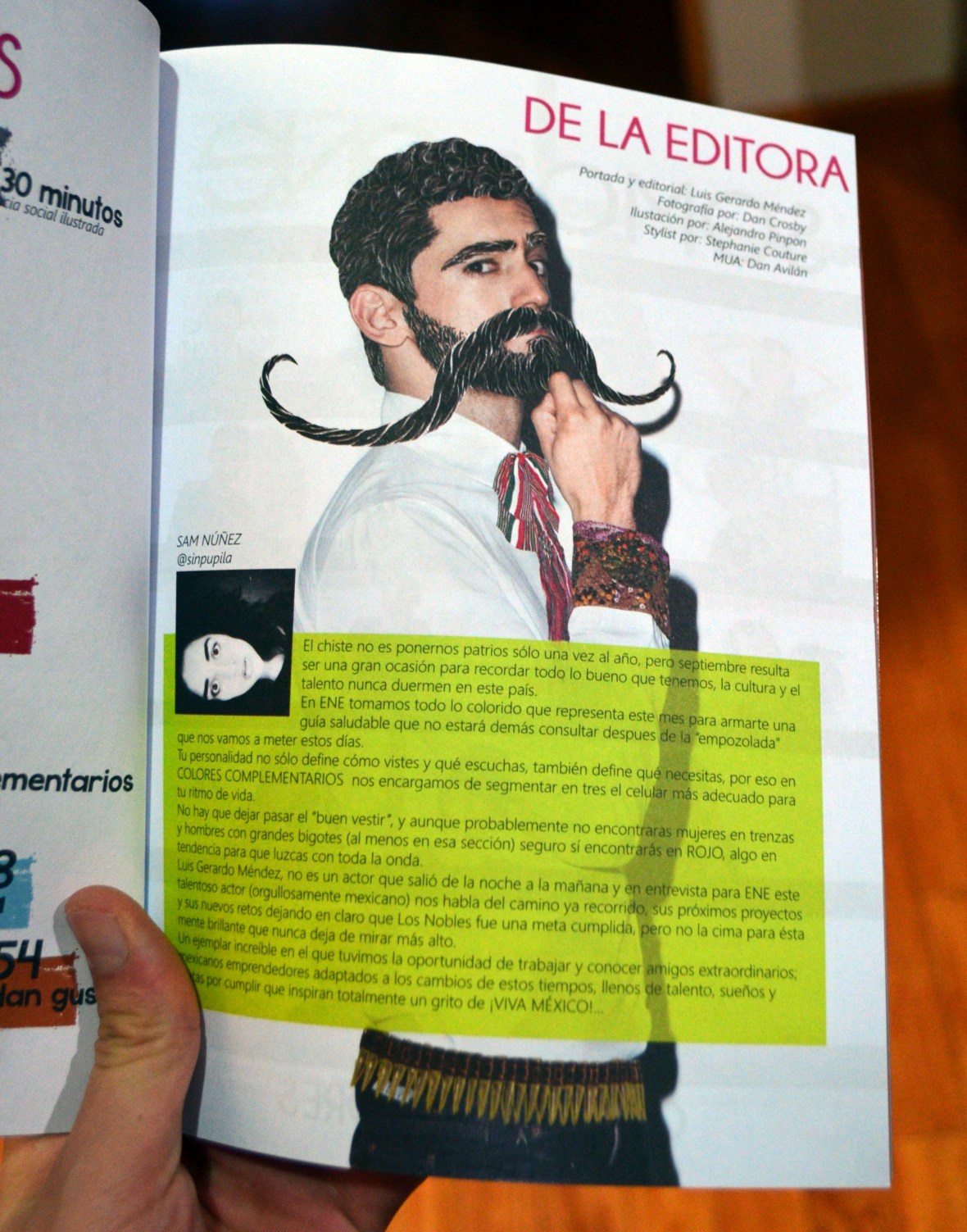 Editorial revista ene magazine luis gerardo