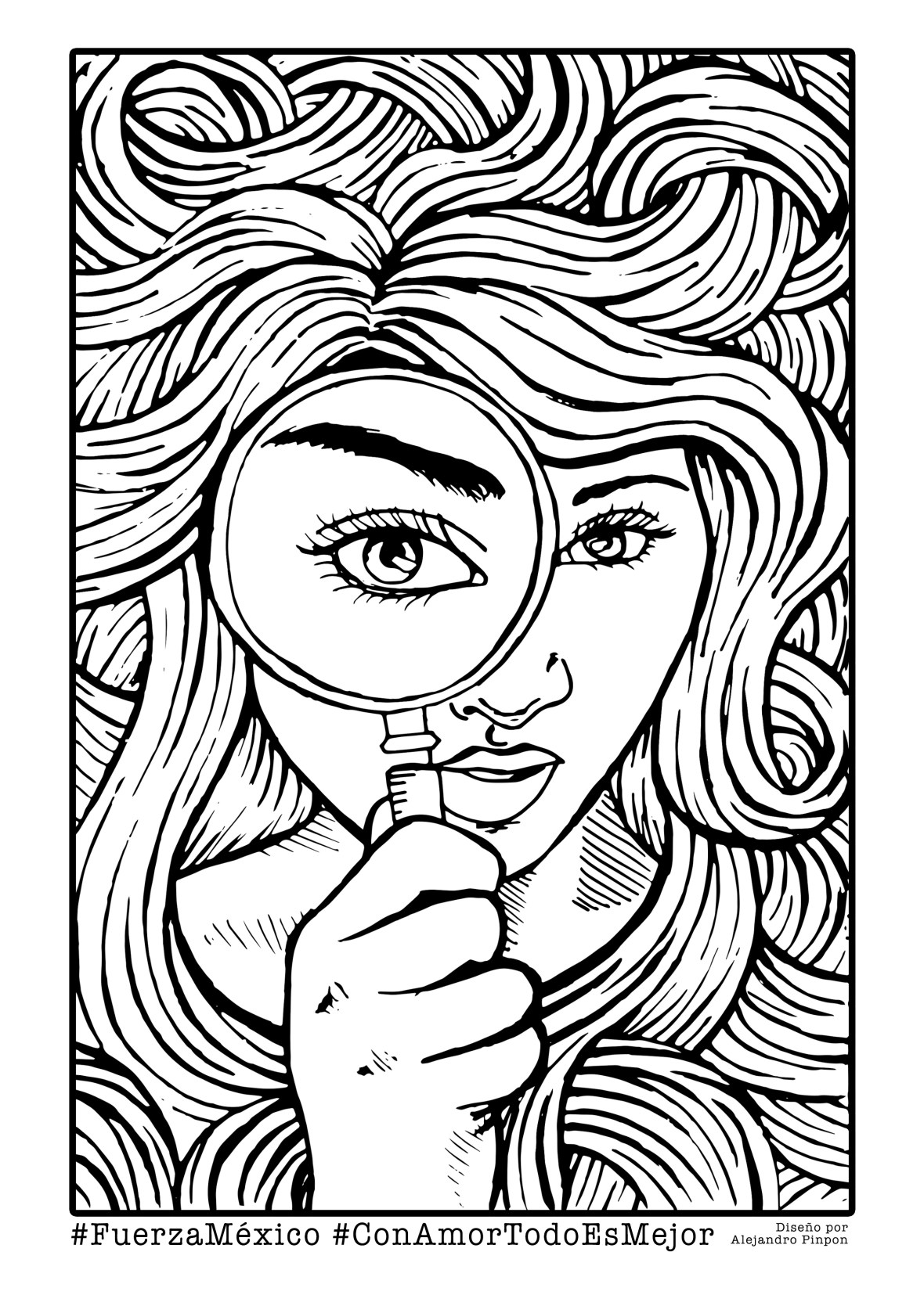 El Secreto para colorear por Alejandro Pinpon